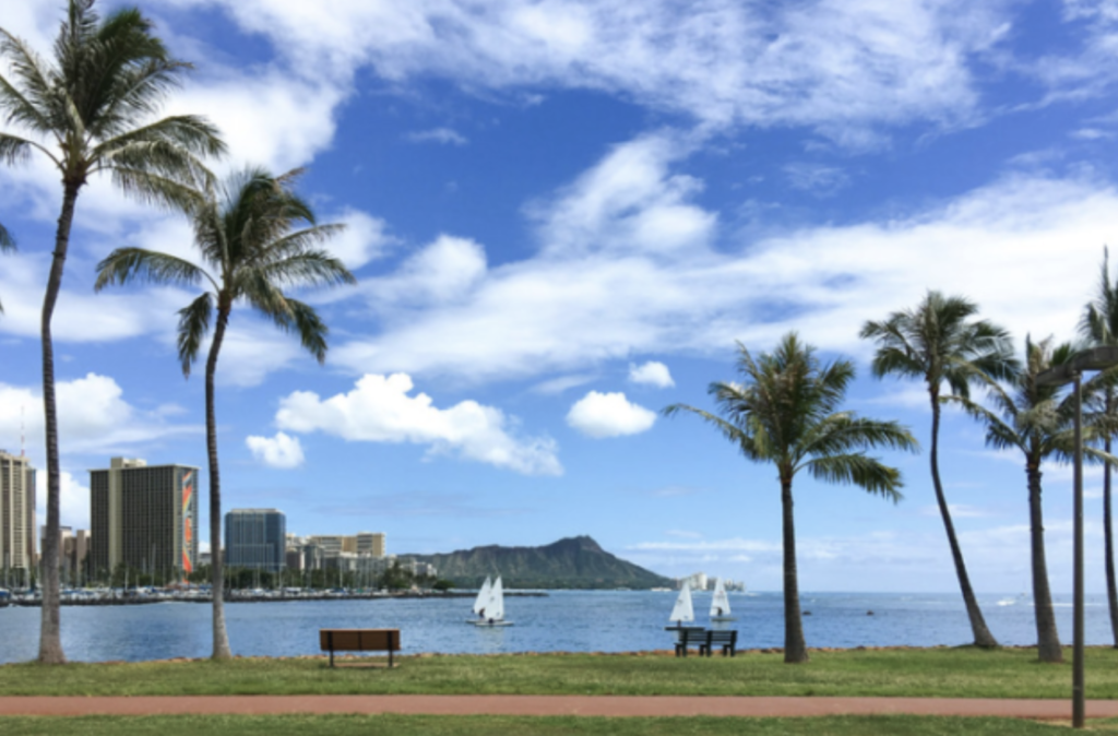 A Beautiful Hawaiian Wedding in Hawaii. Photo by S. Young of Dream Weddings Hawaii. www.hawaiiloaweddings.com. Wedding ceremony, Vow renewal ceremony, elopement ceremony, beach ceremony on Oahu, Hawaii